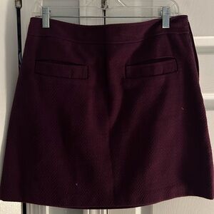 LOFT Women's Mini Skirt in Dark Purple